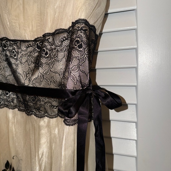 OC OLEG CASSINI VINTAGE INSPIRED TULLE SILK LINED DRESS SZ 8 - Picture 11 of 12